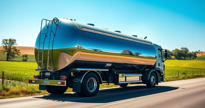 Caminhão tanque inox para transporte de leite: eficiência e segurança garantidas Caminhão tanque inox para transporte de leite: eficiência e segurança garantidas