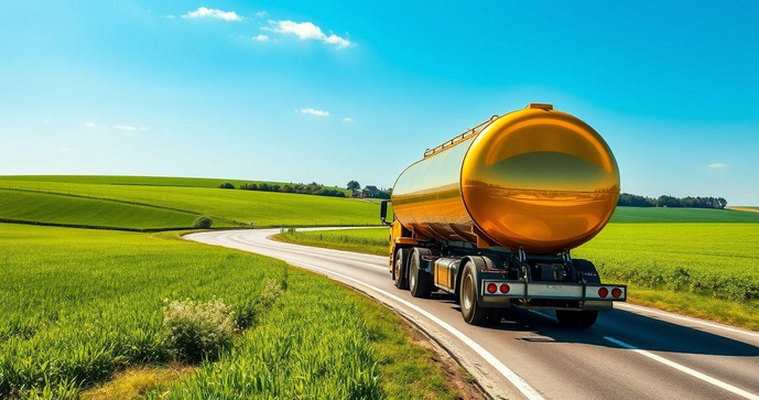 Caminhão tanque transporte óleo vegetal é essencial para a indústria de alimentos Caminhão tanque transporte óleo vegetal é essencial para a indústria de alimentos